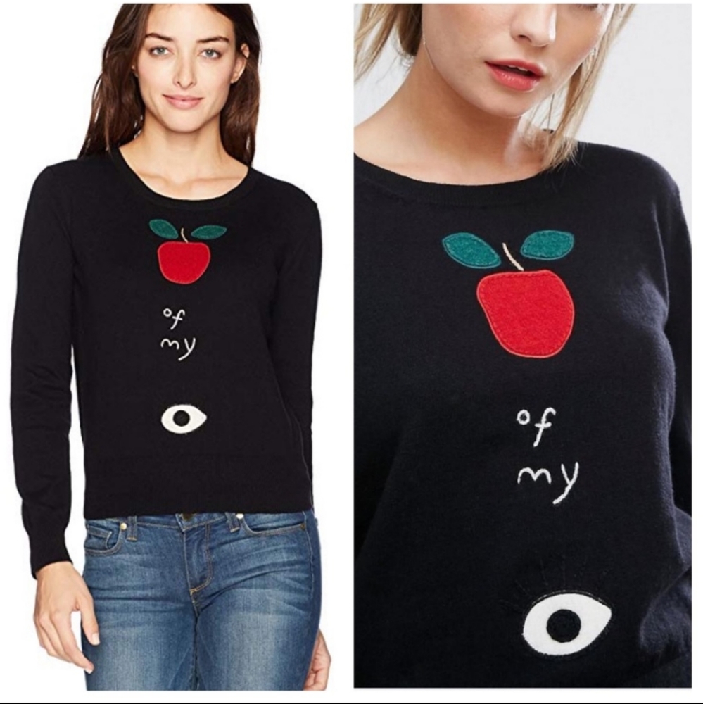 *NWOT FRENCH CONNECTION Apple Of My Eyes Sweater